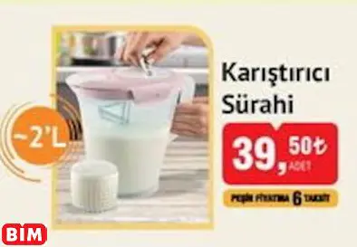KARIŞTIRICI SÜRAHİ